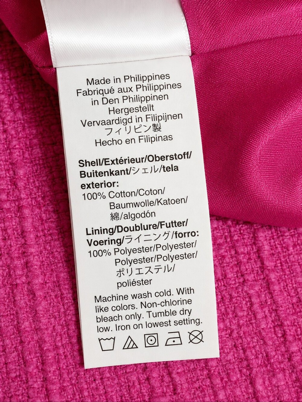 J.Crew Re-Imagined Pink Tweed Sheath Dress Size 00 Sleeveless Fringe Trim Career - Picture 6 of 6